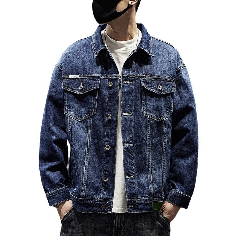 Heavy Industry Retro Denim Jacket Men - Kreeam