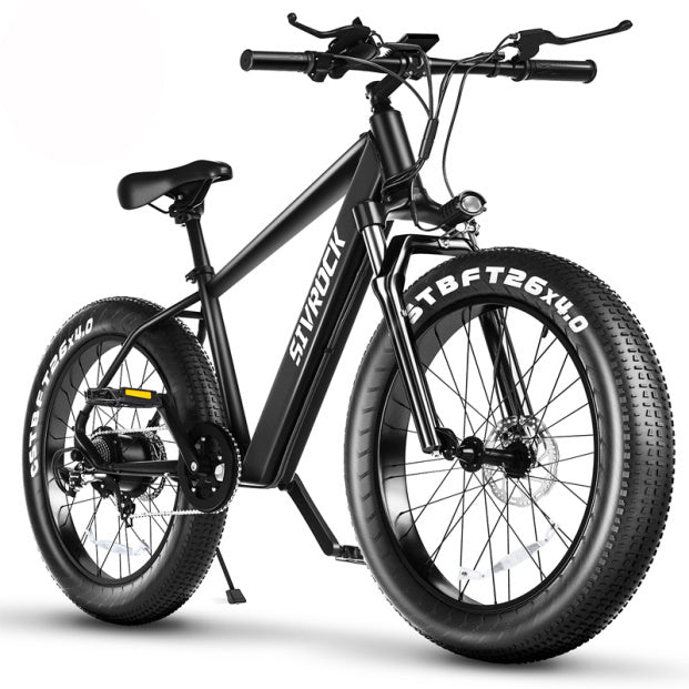 Professional Electric Bike For Adults, 26 X 4.0 Inches Fat Tire Electric Mountain Bicycle, 1000W Motor 48V 15Ah Ebike For Trail Riding, Excursion And Commute, UL And GCC Certified - Kreeam