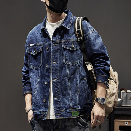 Heavy Industry Retro Denim Jacket Men - Kreeam