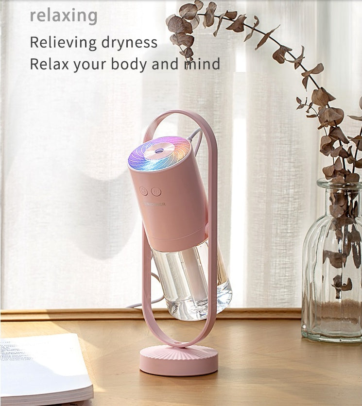 Magic Shadow USB Air Humidifier For Home With Projection Night Lights Ultrasonic Car Mist Maker Mini Office Air Purifier - Kreeam