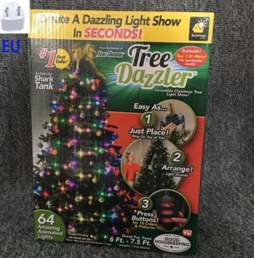 64 Light Dazzler Shower Tree Light Show Of Christmas Tree - Kreeam