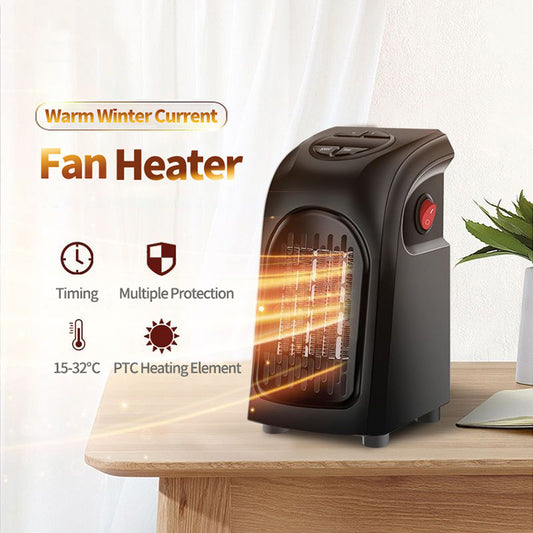 Winter Air Heater Fan Heater Electric Home Heaters Mini Room Air Wall Heater Ceramic Heating Warmer Fan For Home Office Camping - Kreeam