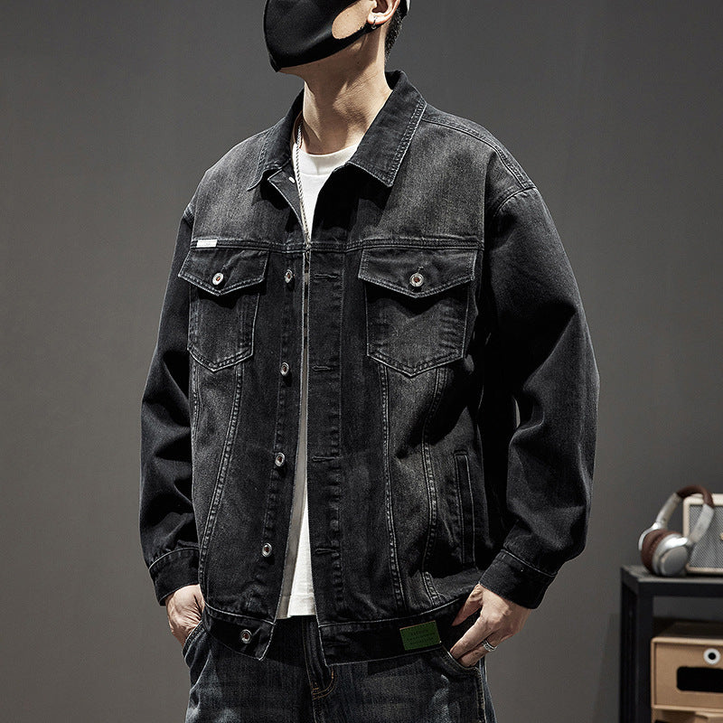 Heavy Industry Retro Denim Jacket Men - Kreeam