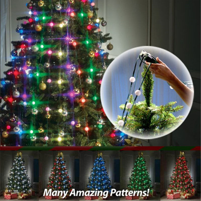 64 Light Dazzler Shower Tree Light Show Of Christmas Tree - Kreeam
